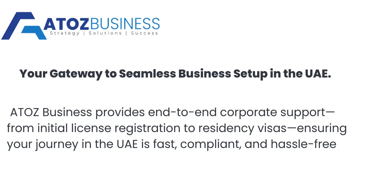 A to Z Business | Typing & PRO Services Abu Dhabi